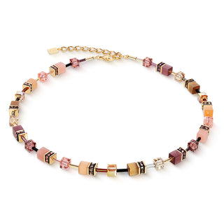 Coeur de Lion GeoCUBE® Iconic Halskette golden Blush