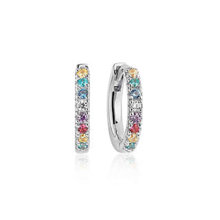 Creolen 925/- rh Zirkonia bunt Ellera Medio