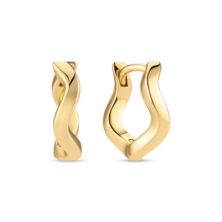 Creolen Ellera Waves 925/- vergoldet