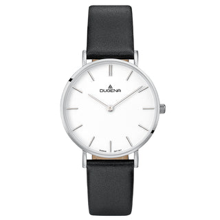 Herrenuhr Dugena Linée Lederband schwarz