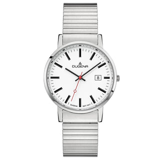 Herrenuhr Dugena Moma Zugband Edelstahl