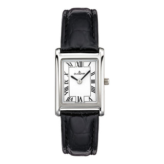 Damenuhr Dugena Quadra Classica Lederband