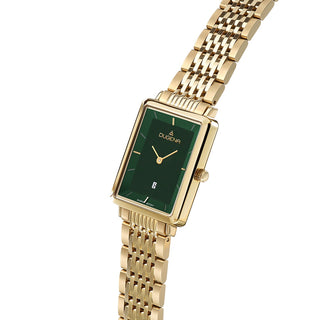 Armbanduhr Dugena Sienna Grün Metallband