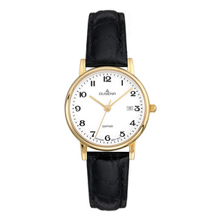 Dau Dugena Zenit Lederband, Saphirglas