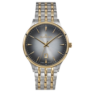 Herrenuhr Dugena Metallband Bicolor Mineralglas
