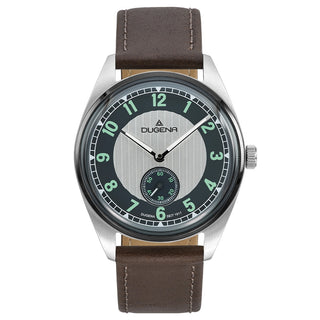 Armbanduhr Dugena Bremen Lederband braun