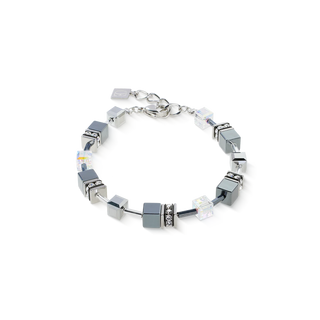 Coeur de Lion GeoCUBE® Armband platinum