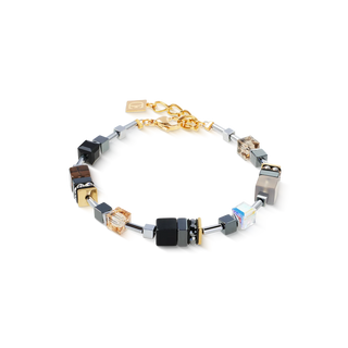 Coeur de Lion GeoCUBE® Precious Motion Armband Stone Whisper gold