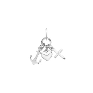 Anhänger Glaube an Liebe und Hoffnung 925/- Silber