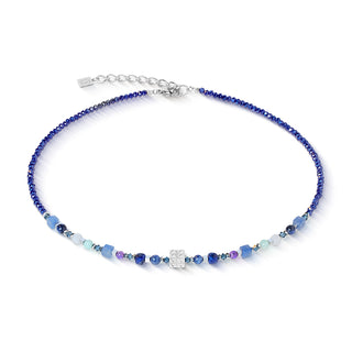 Coeur de Lion Halskette Blue Moon Stahl