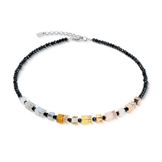 Collier Coeur de Lion Stahl Tigerauge
