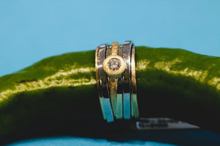 Ring 585/- GG/WG Brillant W58