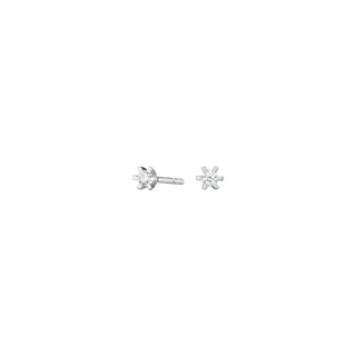 Ohrstecker 925/- rh Zirkonia 6 Krappen