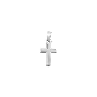 Kreuzanhänger 925/- Silber rhodiniert