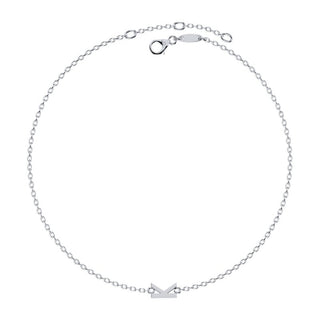 Armband 925/- Buchstabe K