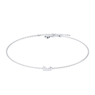Armband 925/- Buchstabe K