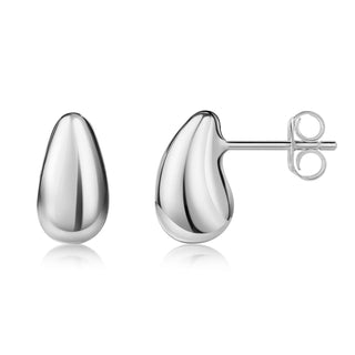 Ohrstecker Drop 925/- Silber rhodiniert