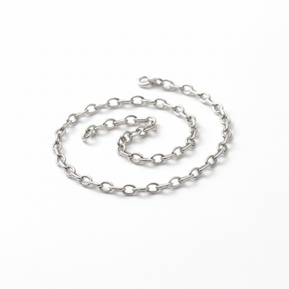 Rundankerkette 925 Sterlingsilber rhodiniert