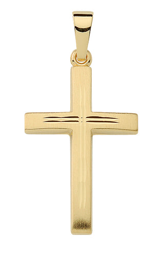 Anhänger Kreuz 333/- Gelbgold