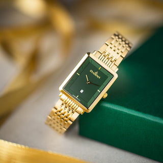 Armbanduhr Dugena Sienna Grün Metallband
