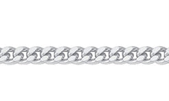 Collierkette Flachpanzer 925 Sterlingsilber 45 cm