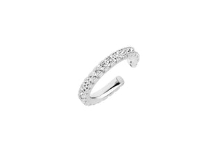 Ear Cuff 925/- rh mit Zirkonia
