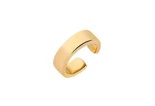 EAR CUFF 925/-  MATERA PIANURA - 18 KT vergoldet