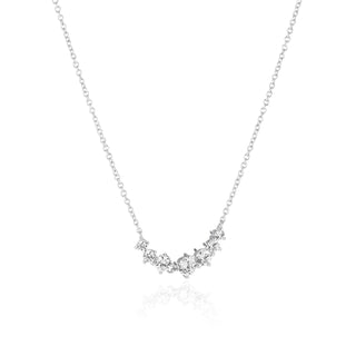 Sif Jacobs Halskette BELLUNO PICCOLO 925/- Silber rhodiniert mit Zirkonia