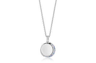 Sif Jakobs Halskette 925/- Silber rhodiniert & Zirkonia