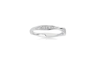Ring 925/- Zirkonia weiß  W54