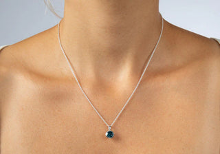Bastian Inverun Anhänger London Blue Topas 925/- Silber